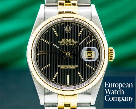 1987 rolex datejust black face|Rolex Datejust tapestry dial.